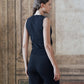 Canotta in puro cashmere con scollo a V