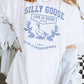 T-shirt oversize con grafica Silly Goose