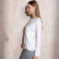 Maglia in maglia boxy con bottoni laterali