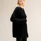 Cardigan Aran oversize in misto cashmere