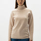 Maglione dolcevita in misto cashmere senza cuciture