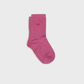 Calzini alla caviglia glitter in cotone pettinato rosa neon