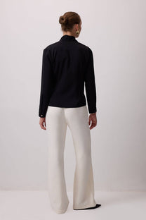 Blusa drappeggiata elegante