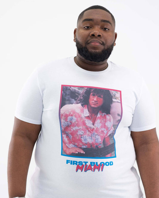 T-shirt First Blood Miami in cotone biologico