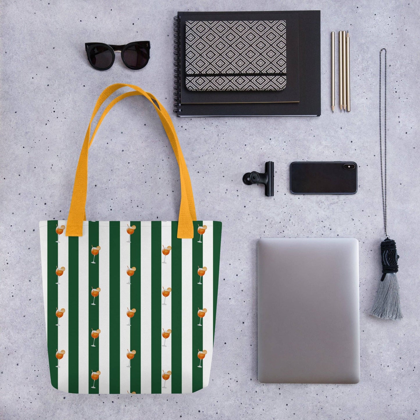 Borsa tote a righe Spritz