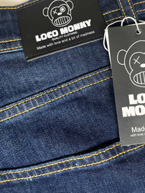 Jeans da uomo lavaggio scuro elasticizzati