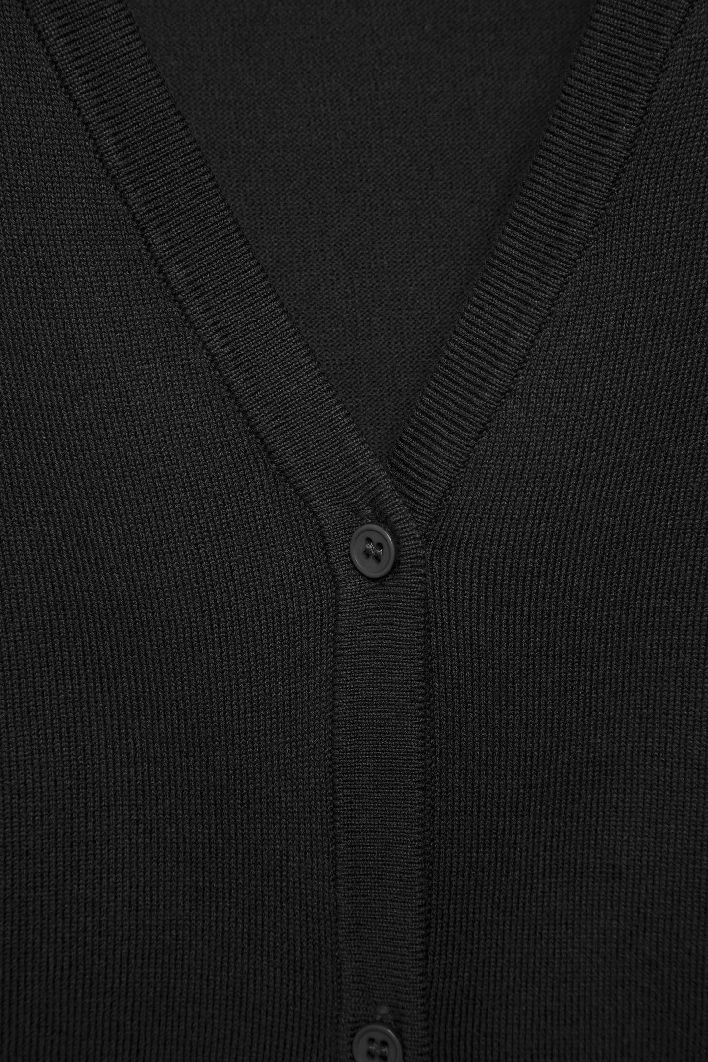 Cappotto cardigan in maglia liscia con cintura