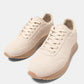 Sneakers bicolori con suola platform