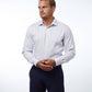 Camicia elegante slim fit blu Lagos
