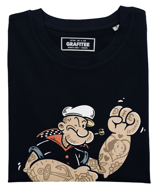 T-shirt skater Popeye in cotone biologico