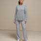 Maglione girocollo in maglia morbida da donna