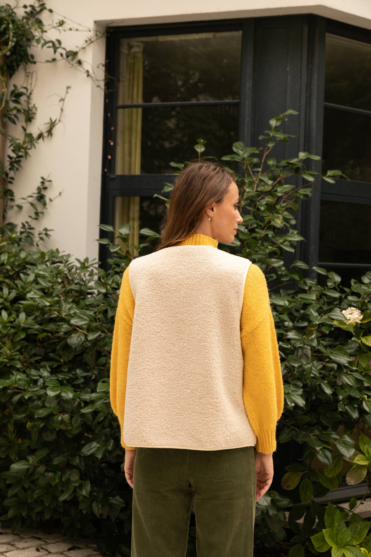 Giacca smanicata oversize Vayla