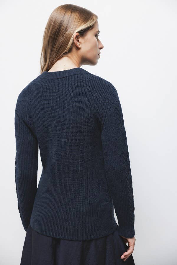 Maglione a maglia strutturata