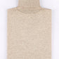 Maglione dolcevita effetto cashmere beige (taglie comode)