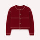 Cardigan a contrasto Rashed