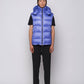Gilet Piumino Imbottito con Cappuccio Viola
