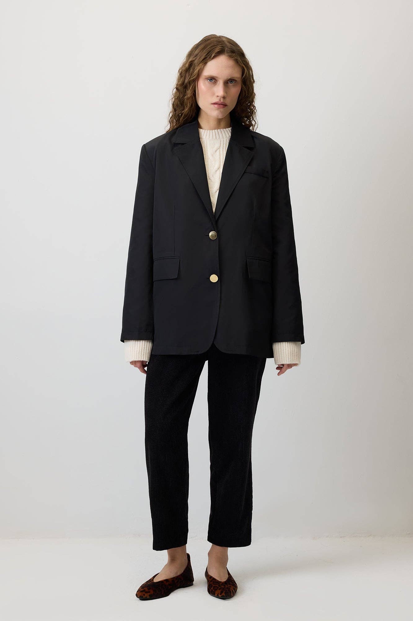 Blazer in tessuto paracadute