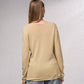 Maglione in maglia scollo a V senza cuciture