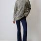 Tunica in maglia animalier leopardata