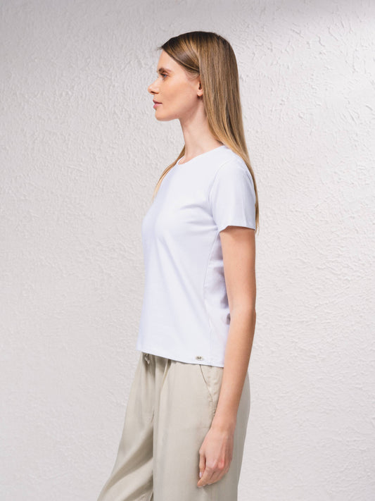 T-shirt basic a maniche corte girocollo