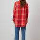 Camicia da taglialegna a quadri in misto cotone