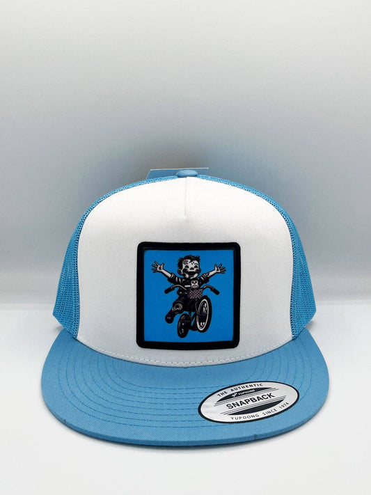 Cappellino trucker Loco Monky “No Rules” con visiera piatta