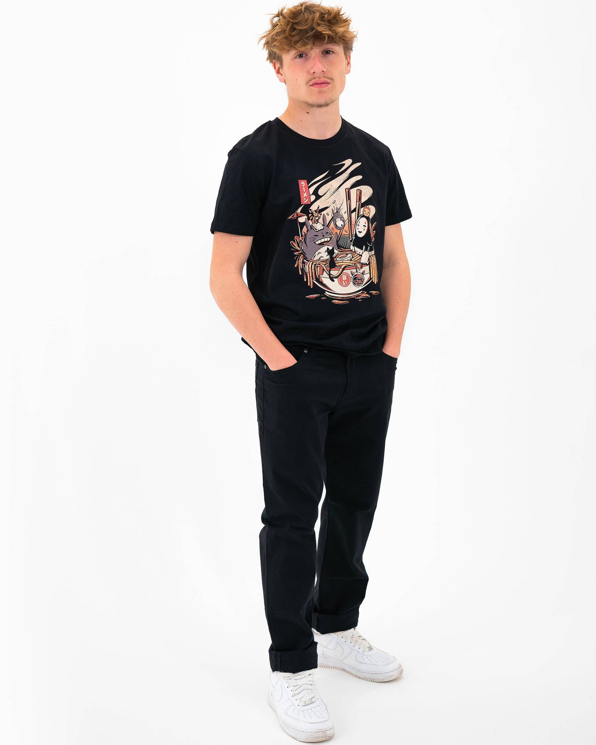T-shirt vintage Ramen Pool Party in cotone biologico