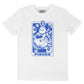 T-shirt grafica Pesci in cotone biologico