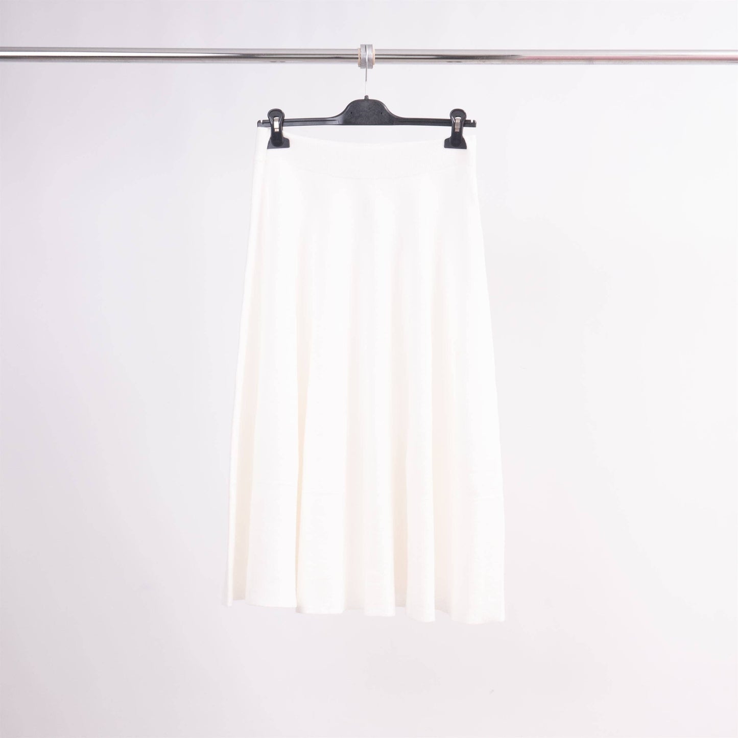 Gonna midi in maglia fluida svasata