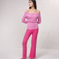 Maglione lurex off-shoulder