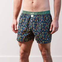 Boxer uomo floreali in cotone biologico