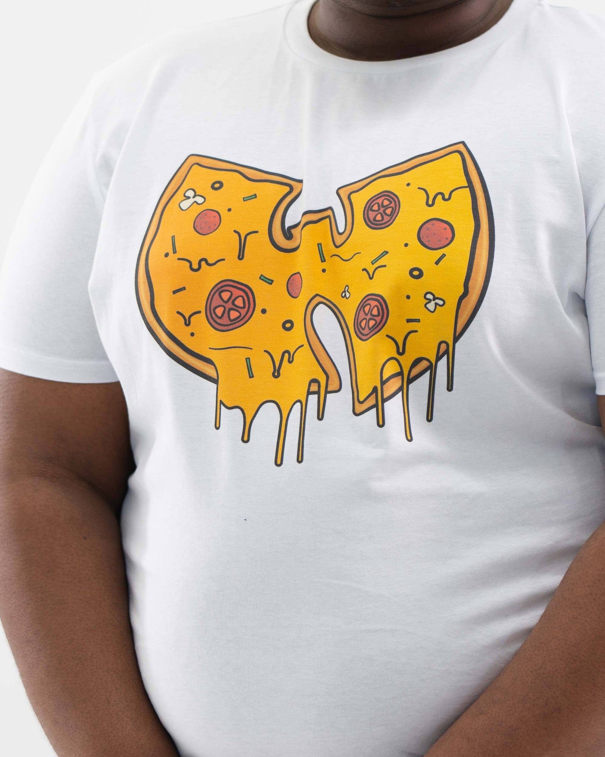 T-shirt grafica pizza Wu-Tang in cotone biologico