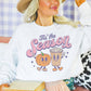 Felpa oversize grafica “Tis the Season”