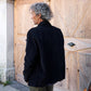 Overshirt classica in velluto a coste blu navy