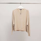 Maglione oversize con scollo a V in maglia morbida