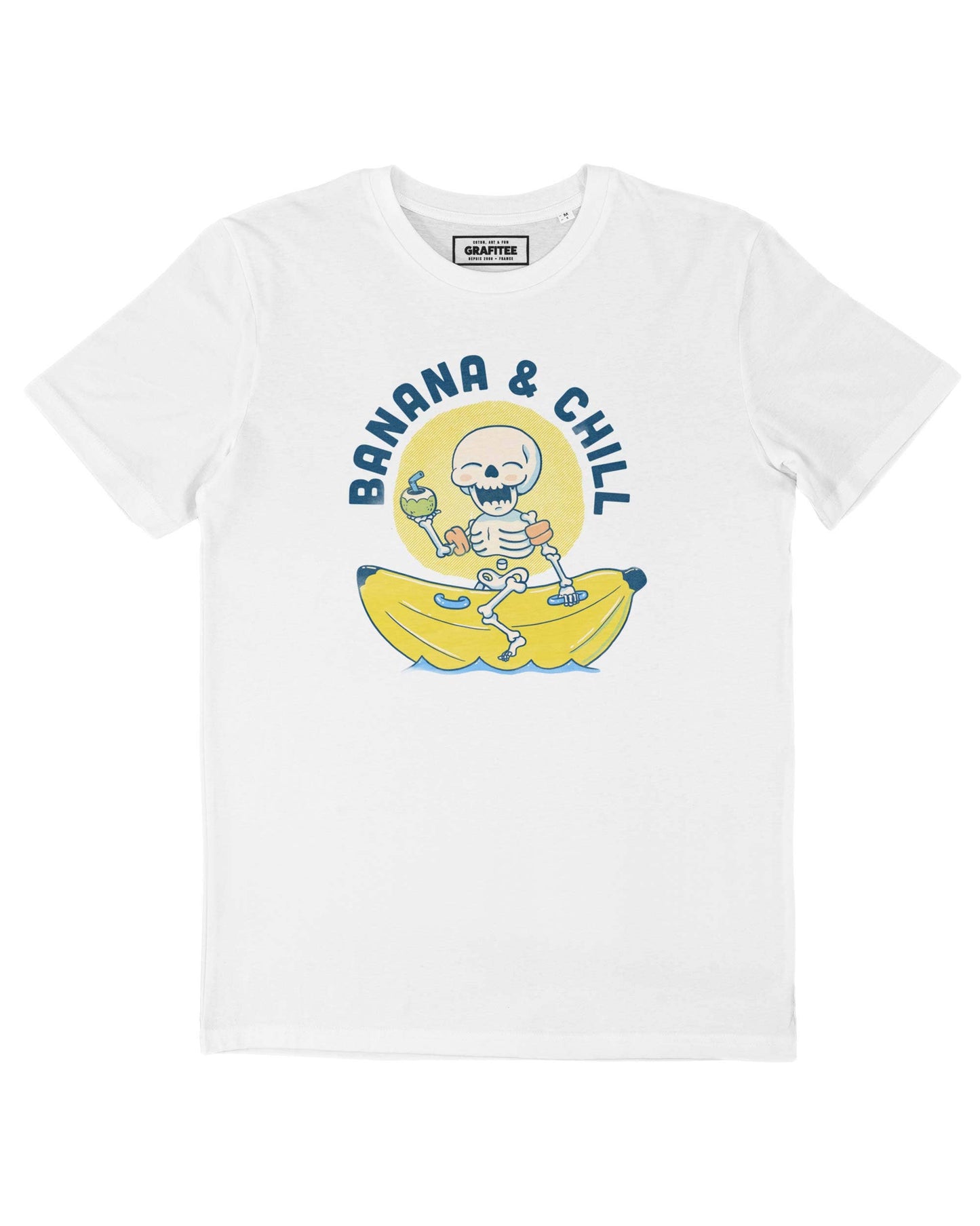 T-shirt Banana & Chill con stampa divertente