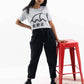 T-shirt unisex Mama con grafica giapponese in cotone biologico