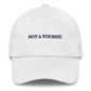 Cappellino dad hat “Not a Tourist” ricamato