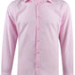 Camicia rosa comfort fit con collo francese