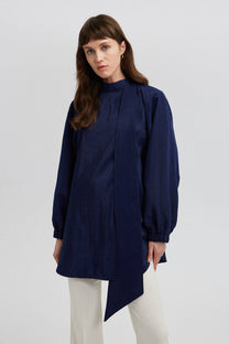 Tunica lunga Cupra blu navy