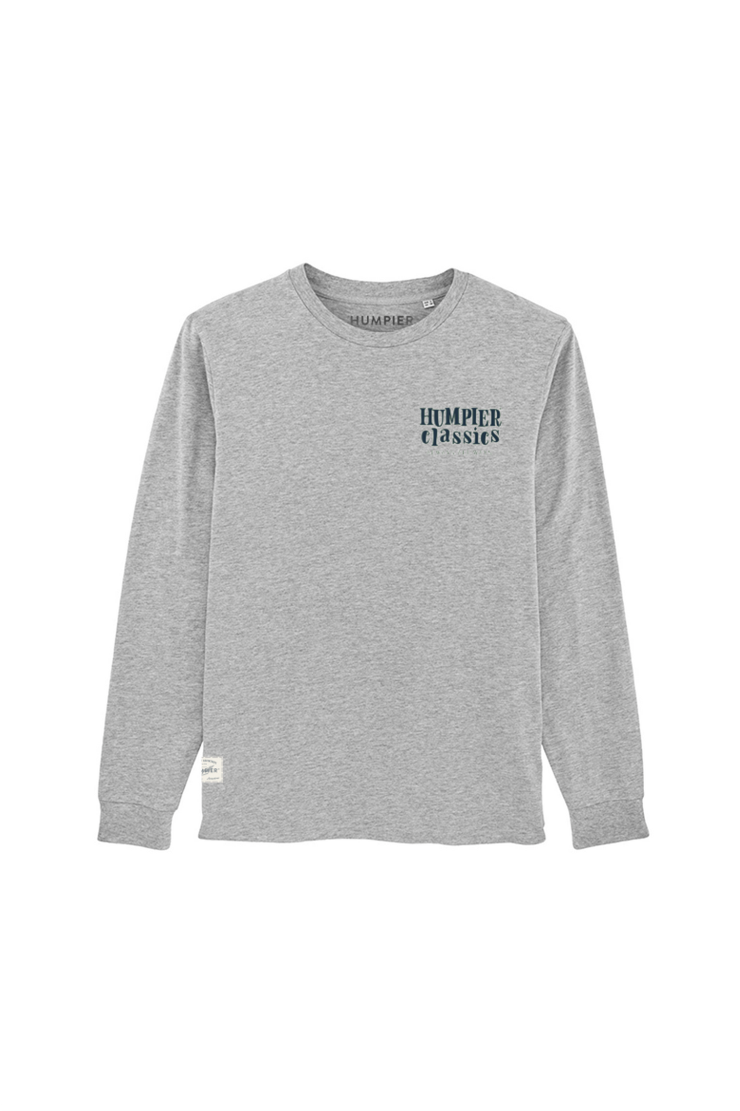 T-shirt grigia a maniche lunghe Humpier Classics