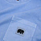 T-shirt donna pigmentata San Pablo blu mediterraneo