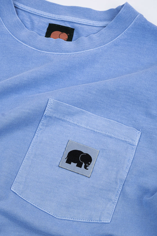 T-shirt donna pigmentata San Pablo blu mediterraneo