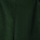 Pantaloni ampi in velluto a coste verde scuro