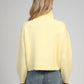 Gilet cardigan in maglia giallo Lakeyla