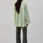 Camicia oversize in raso