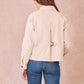 Giacca corta Versailles in gabardine di cotone