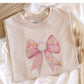 T-shirt oversize con fiocco coniglietto