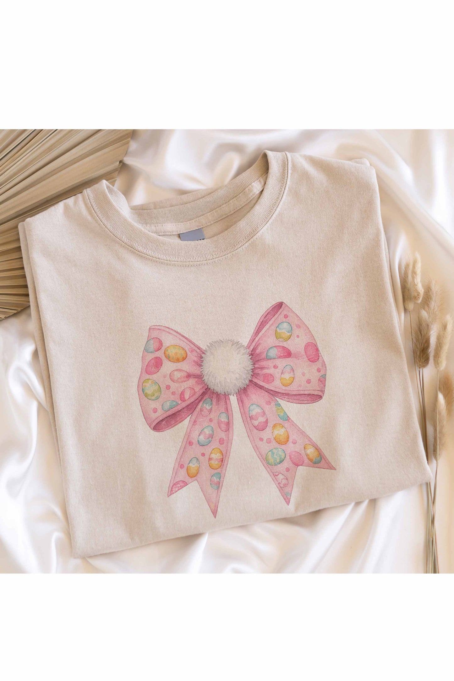 T-shirt oversize con fiocco coniglietto