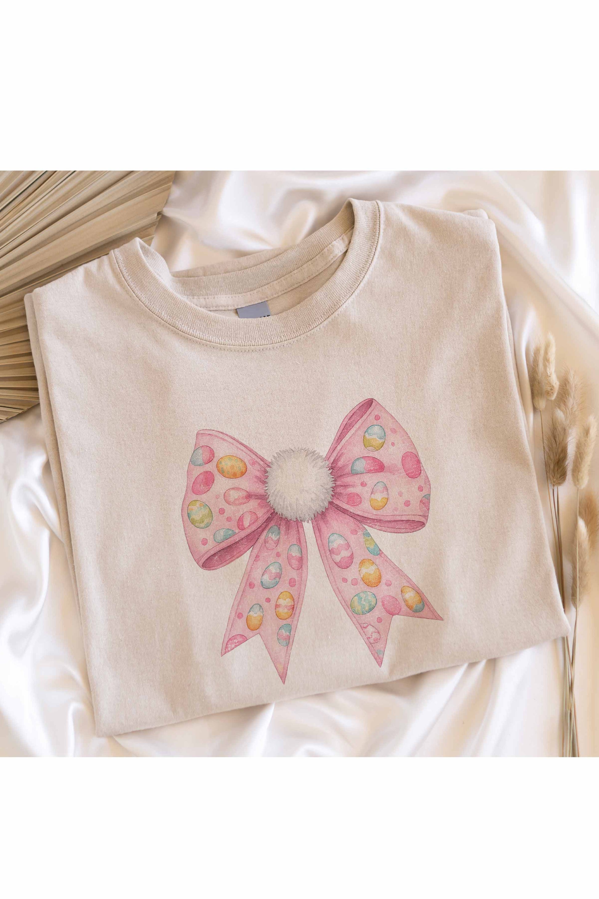T-shirt oversize con fiocco coniglietto